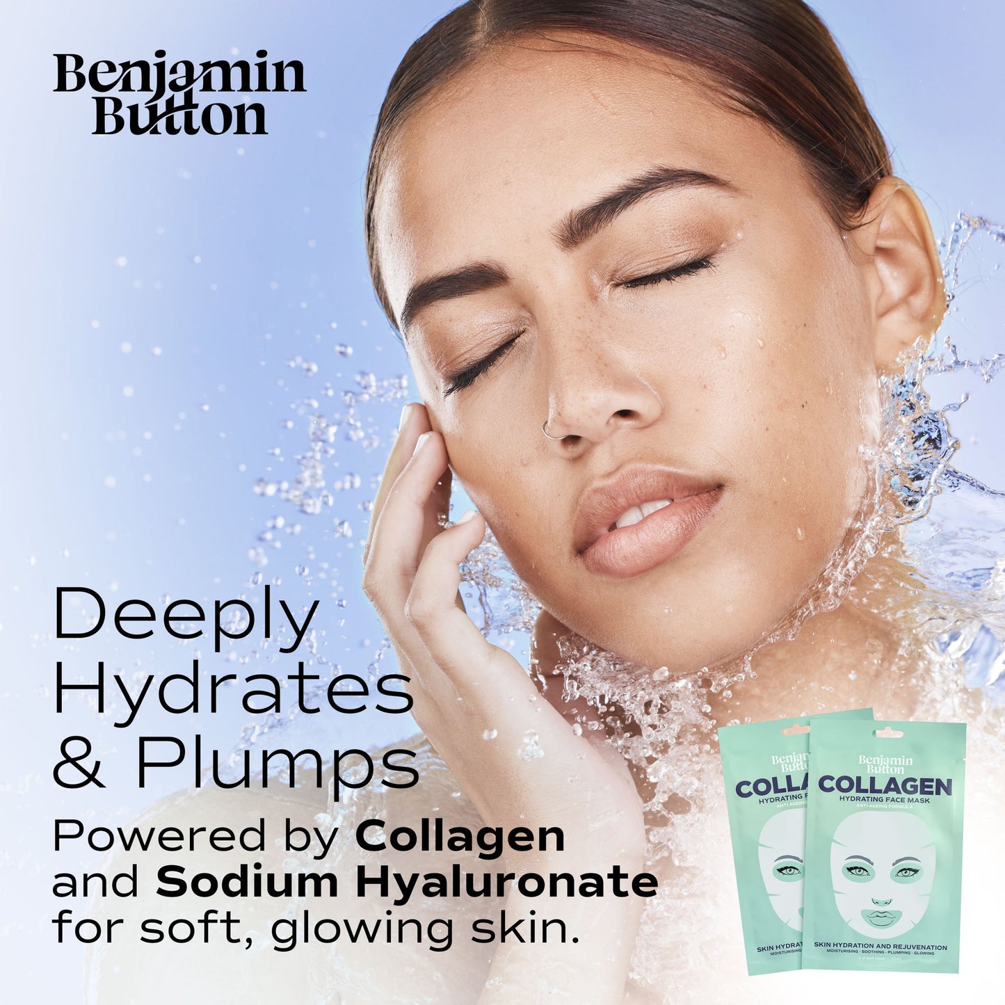 5-Pack Collagen Hydrating Face Mask