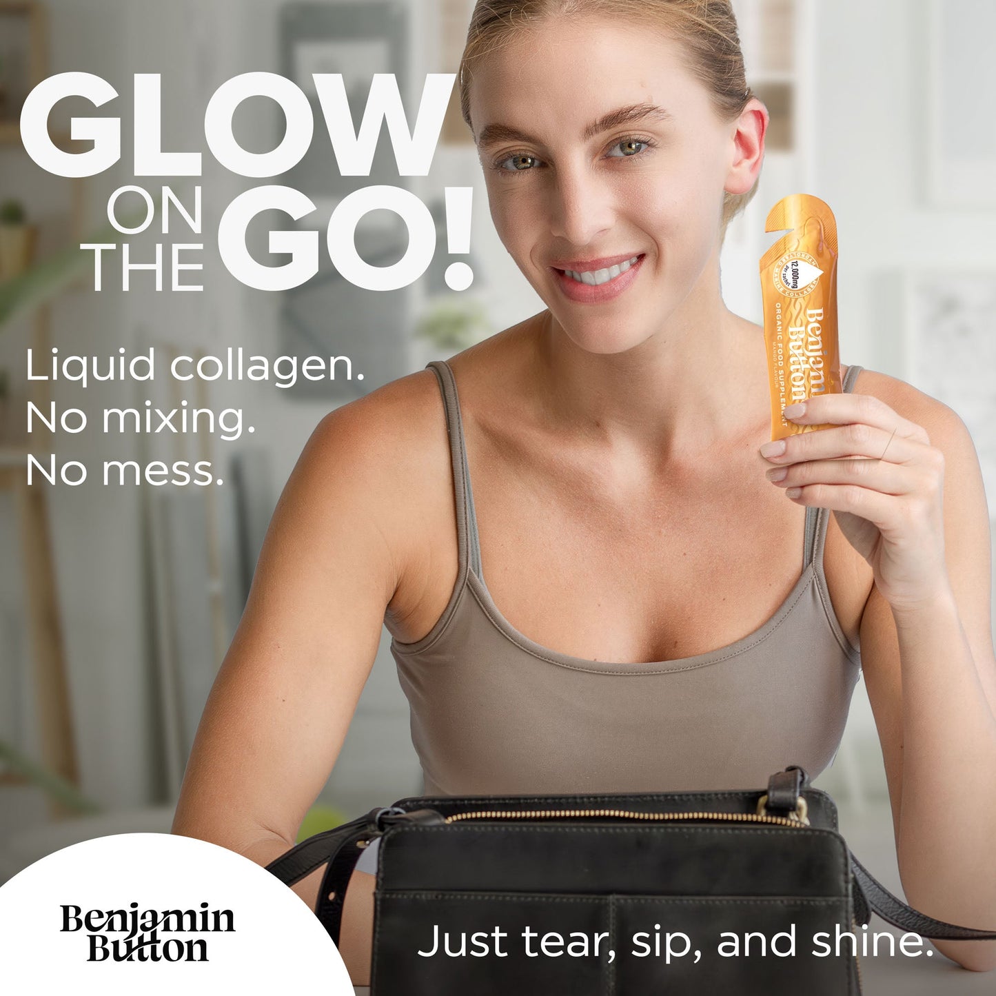 28x Mango 12,000mg Marine Collagen Liquid Sachets