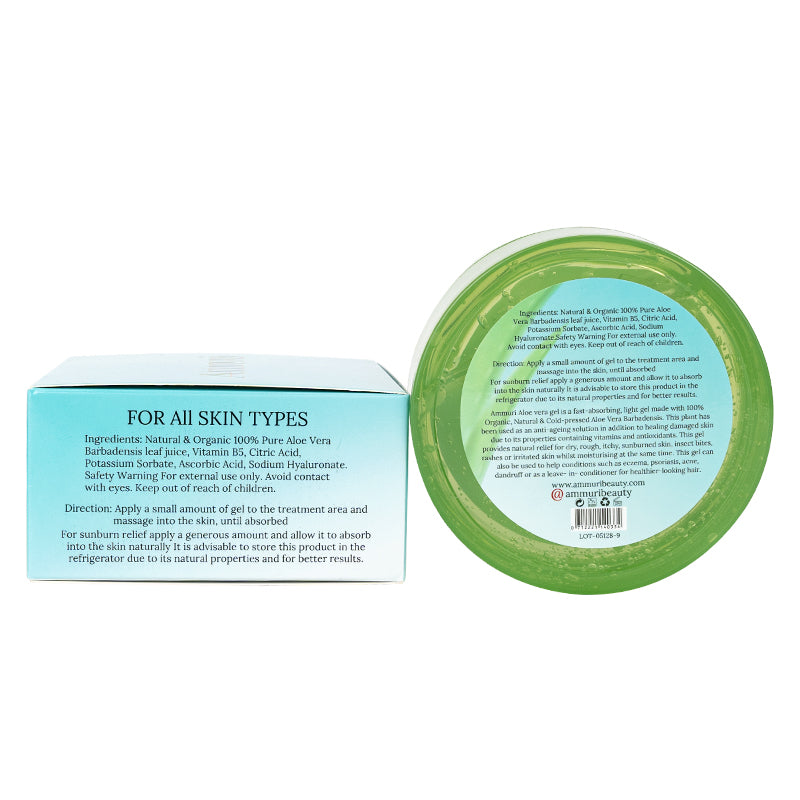 Ammuri Organic Aloe Vera Gel for Psoriasis - 300g