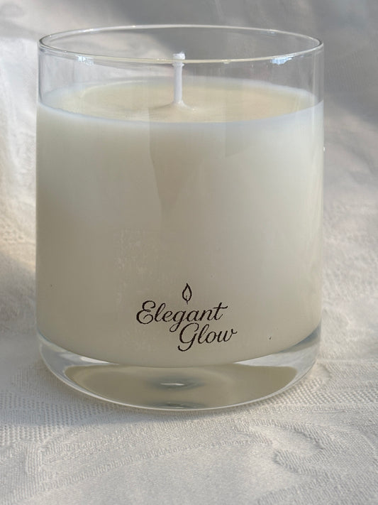 Candles in  Elegant Glass