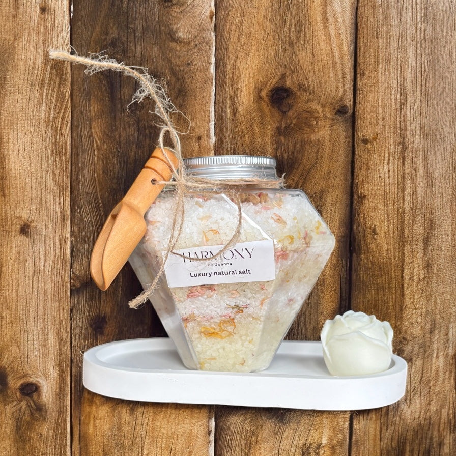 Sicilian Lemon & Calendula Dead Sea Bath Salts Vegan Premium Ingredients UK Handmade