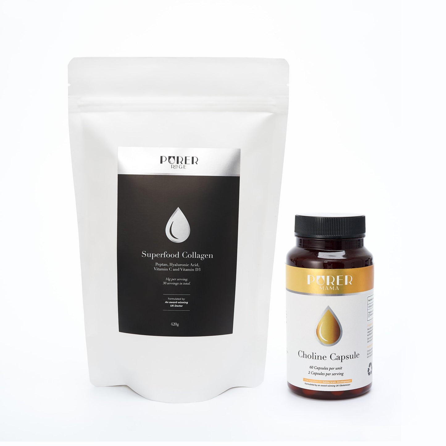 The Hair Bundle - with collagen peptides and choline