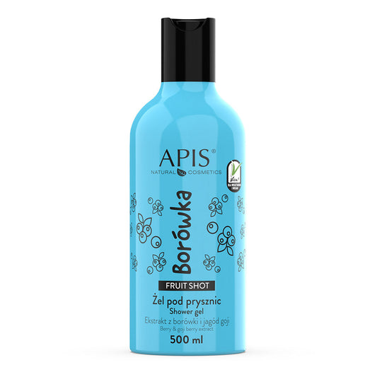 Apis Fruit Shot Blueberry Shower Gel | 500 ml