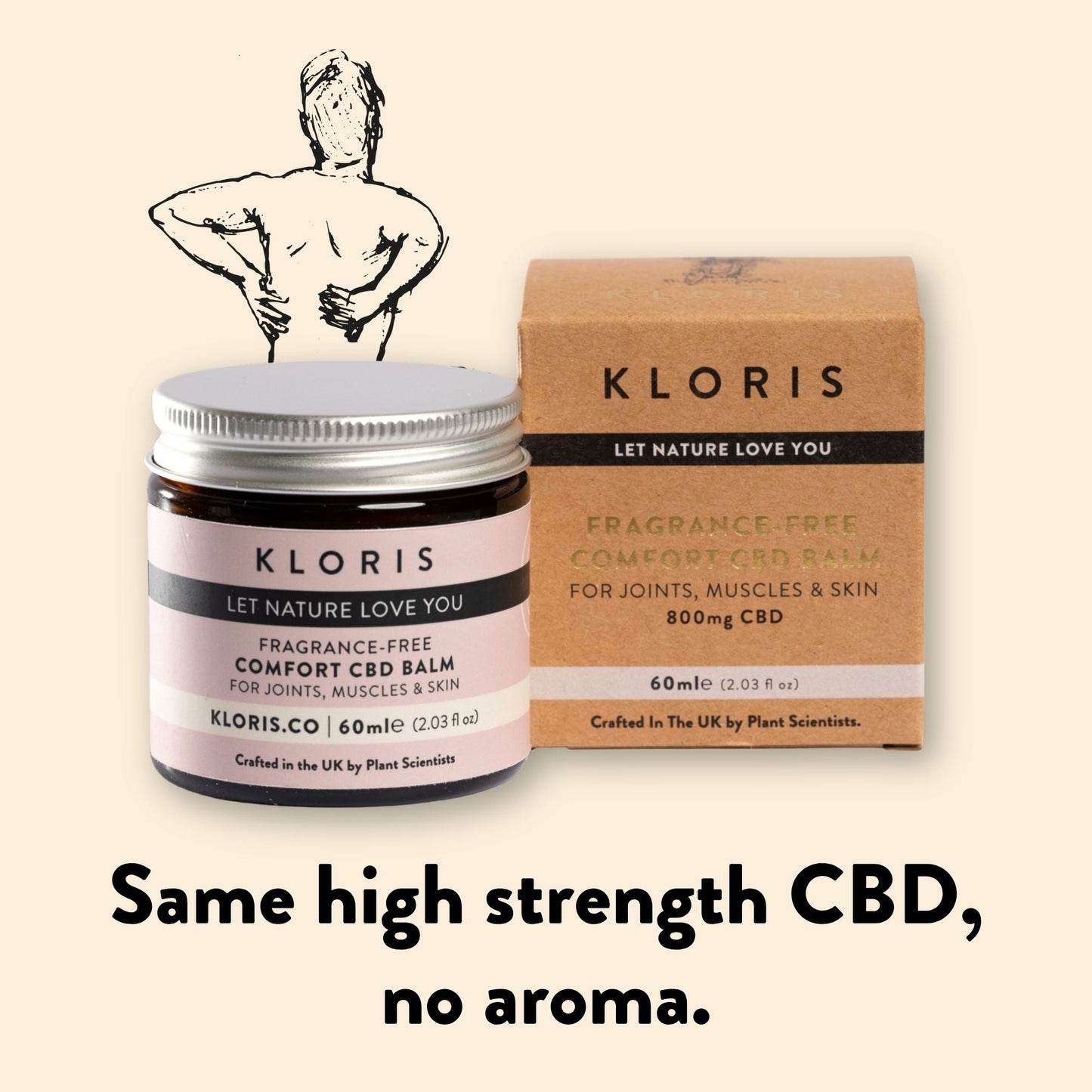 Fragrance-Free CBD Balm