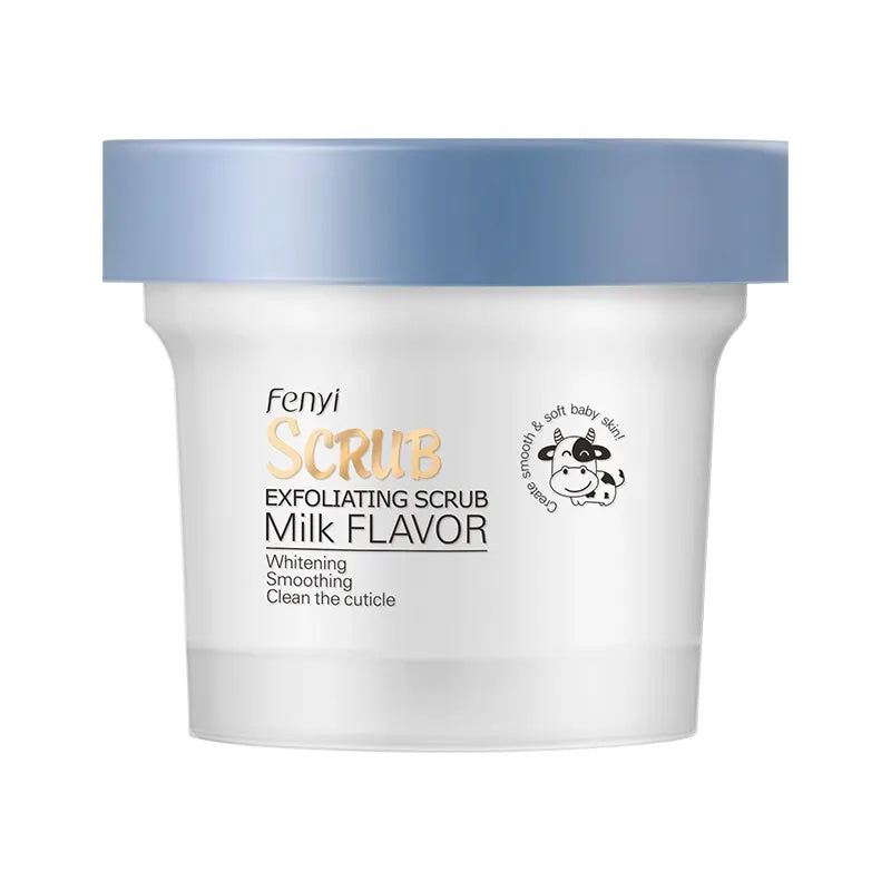 Fenyi Natural 100g Milk Fragrance Exfoliating Gel Deep Cleansing Body Scrub