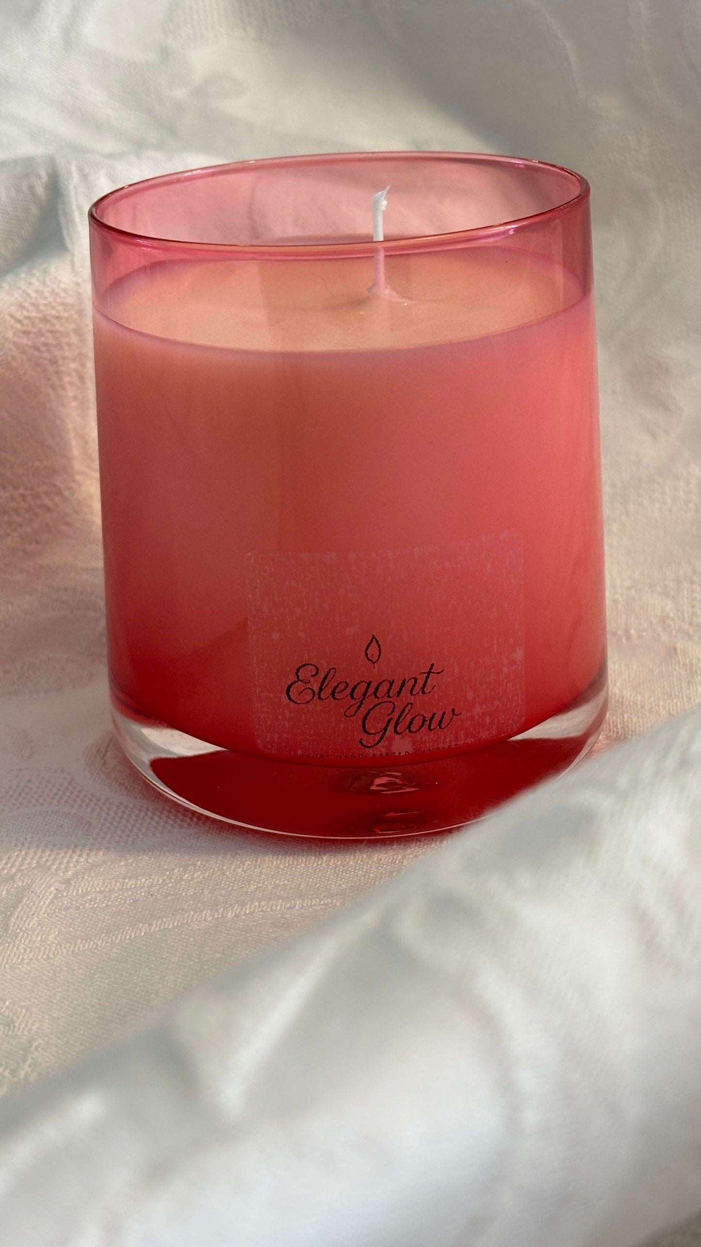 Candles in  Elegant Glass