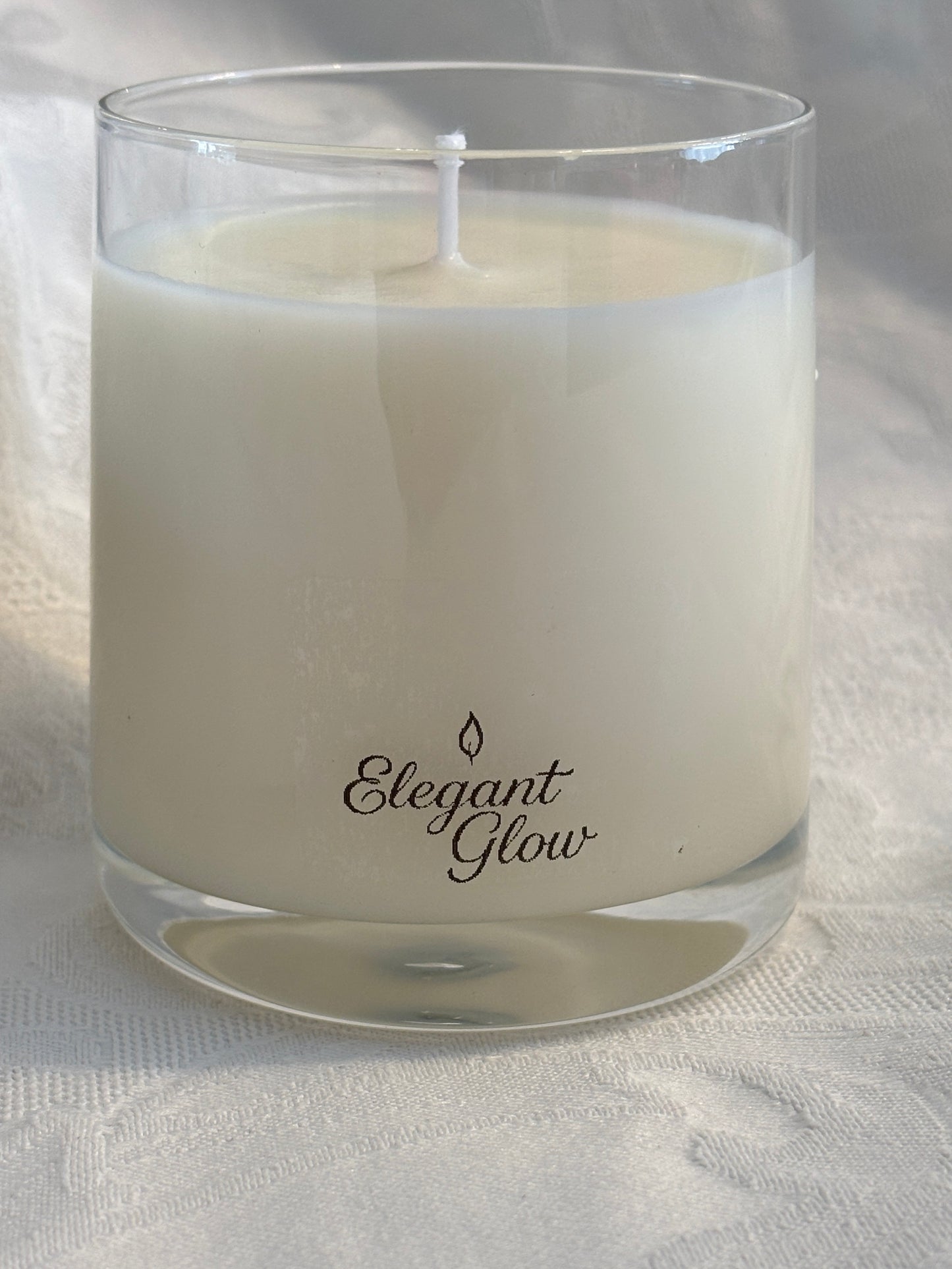 Candles in  Elegant Glass
