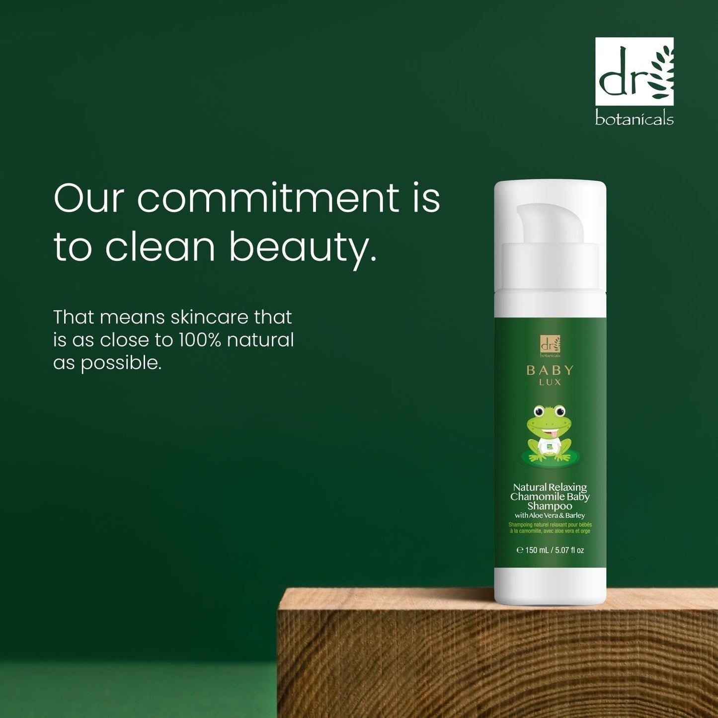 Dr Botanicals Baby Lux Natural Relaxing Chamomile Baby Shampoo 150ml Twin Value Savings Pack