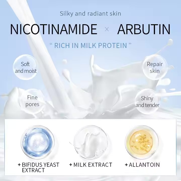 Fenyi Natural 100g Milk Fragrance Exfoliating Gel Deep Cleansing Body Scrub